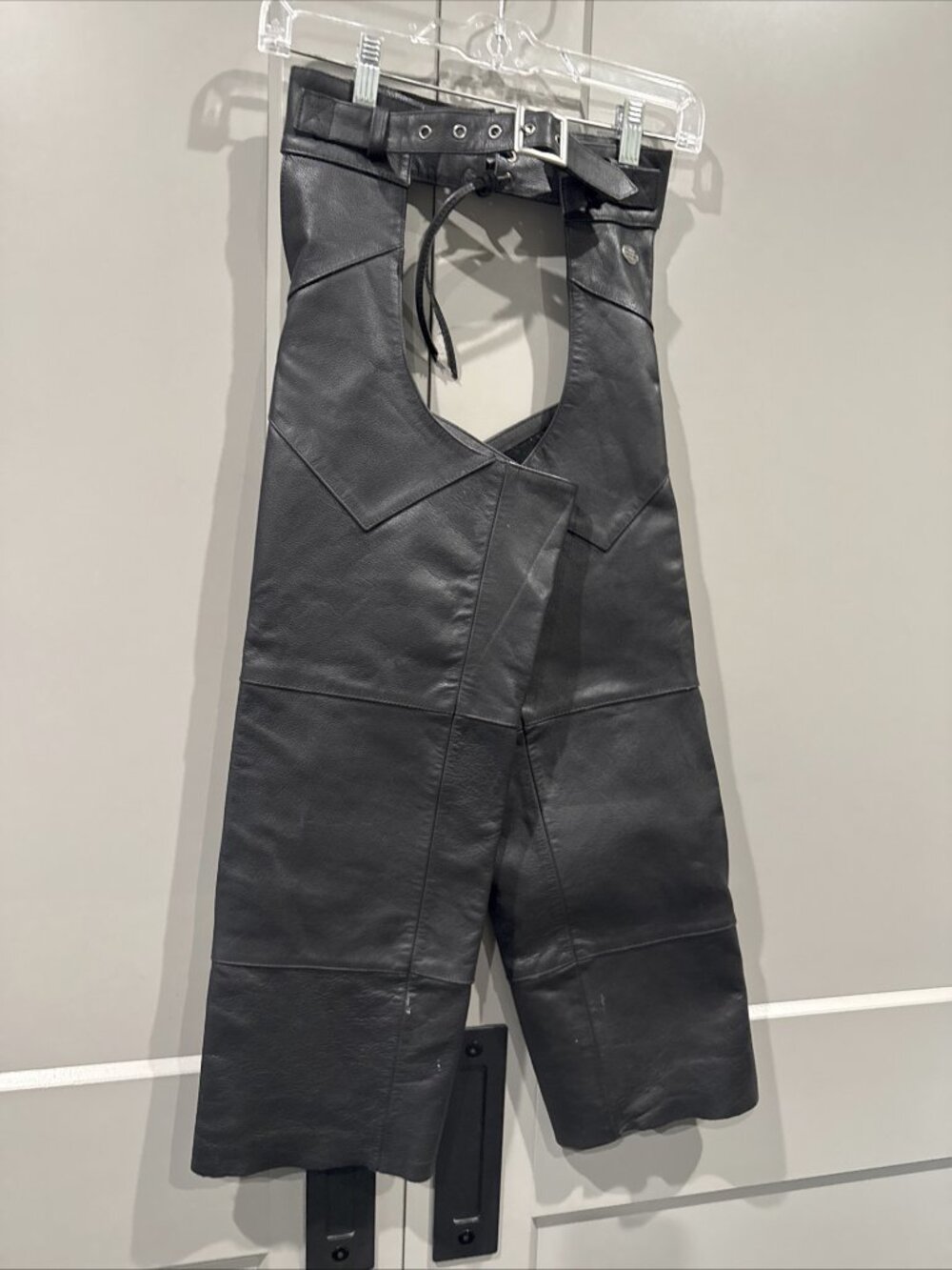 Harley Davidson Men's Leather Riding Chaps Size Small